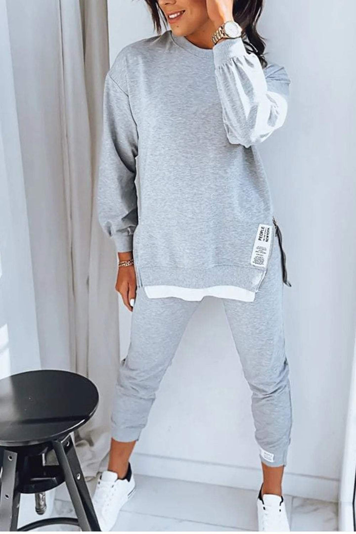 Mackenzie | Loungewear Set – Soft Cotton-Polyester Blend for Women