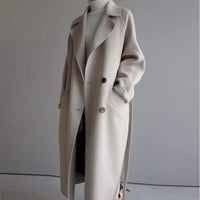 Celeste | Refined Longline Wool Coat for Cooler Days