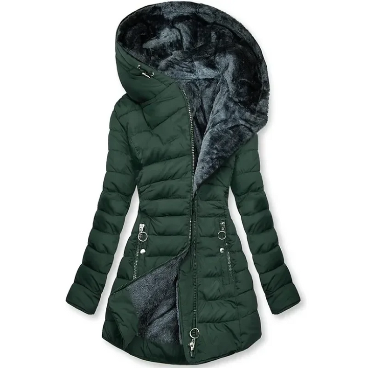 Gisela | Winter Coat with Faux Fur Lining