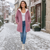 Charlotte | Warm And Stylish Hooded Faux Shearling Jacket