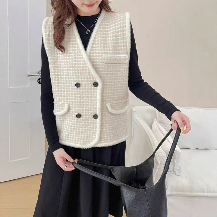 Bridget | Gilet strutturato sartoriale doppiopetto