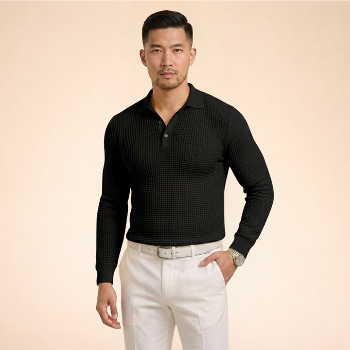 Calviro | Modern And Comfortable Polo Sweater