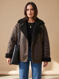 Margot | Cappotto oversize in pelliccia sintetica, caldo e confortevole
