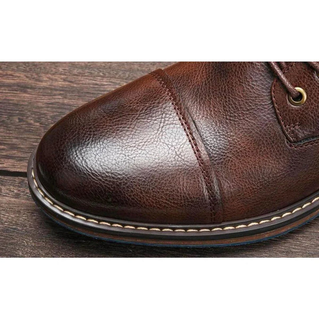 Sebastian | Elegante Herren-Oxford-Stiefel aus echtem Leder