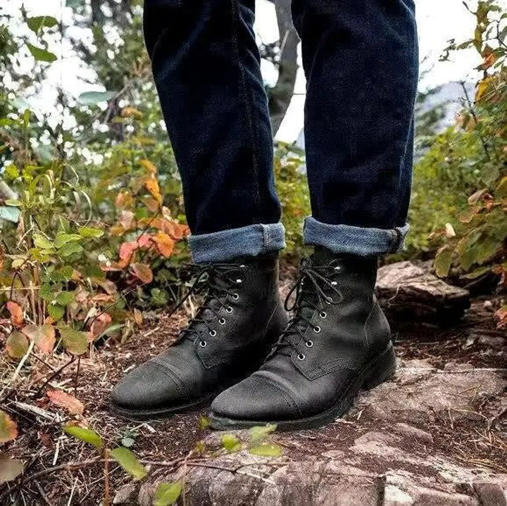 Oliver | Trendy And Supportive Cap-Toe Men Boots