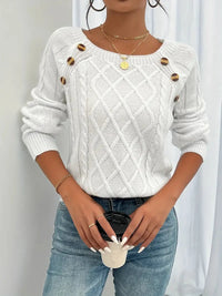 Mandy | Classic Cable Knitted Sweater