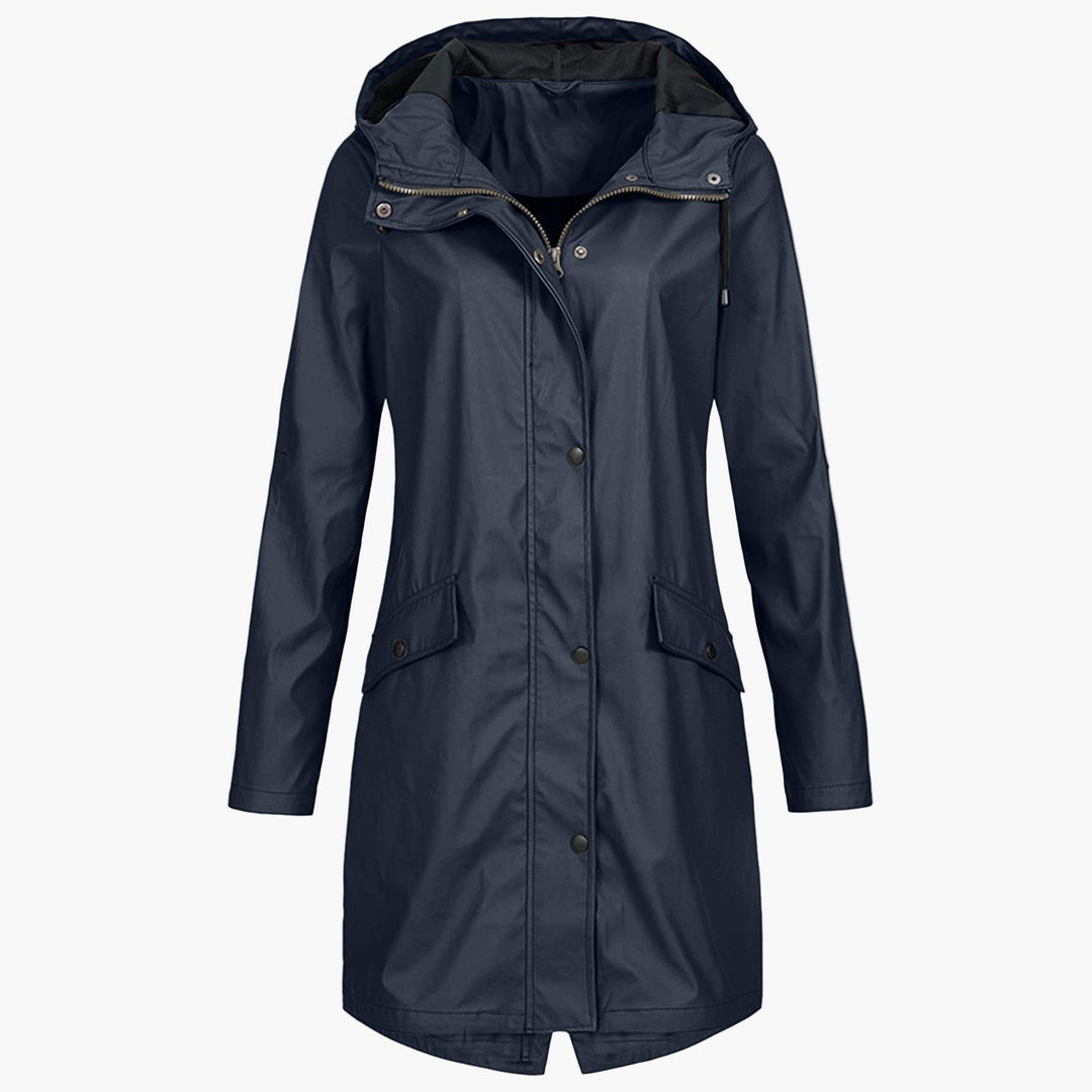 Bettina | Waterproof Long Hooded Coat for Women