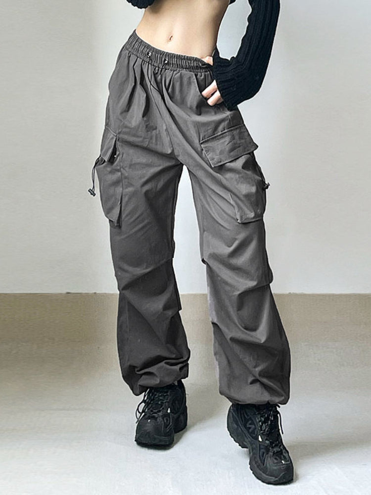 Katrin | Pantaloni cargo a gamba larga, alla moda e comodi