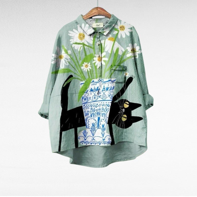 Bella | Floral Blouse – Timeless Elegance for Women