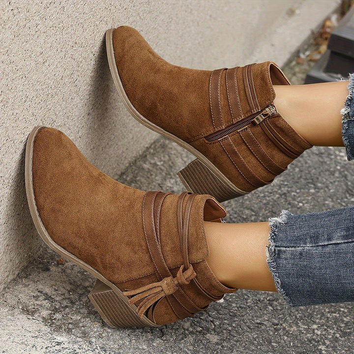 Annabelle | Refined And Versatile Tassel Ankle Boots