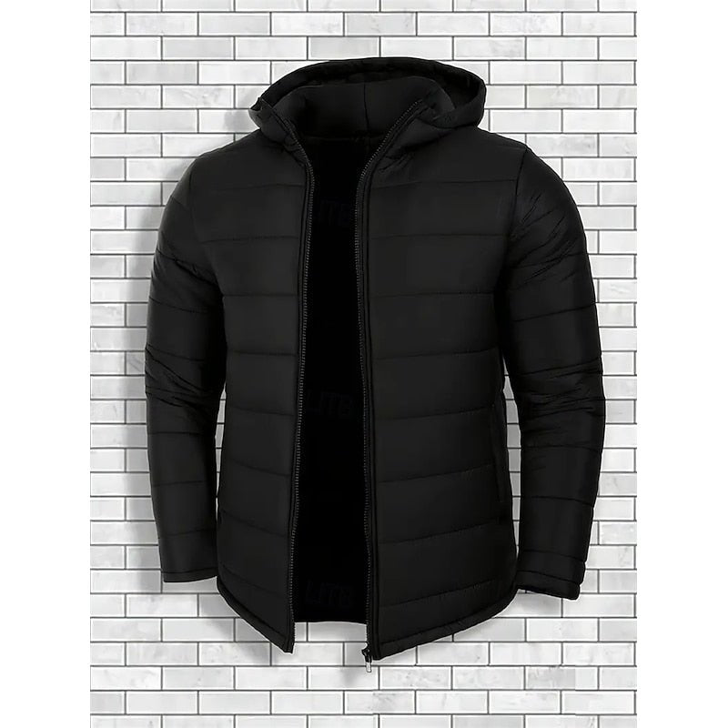 Dorian | Hooded Puffer Jacket – Warm en Stijlvol