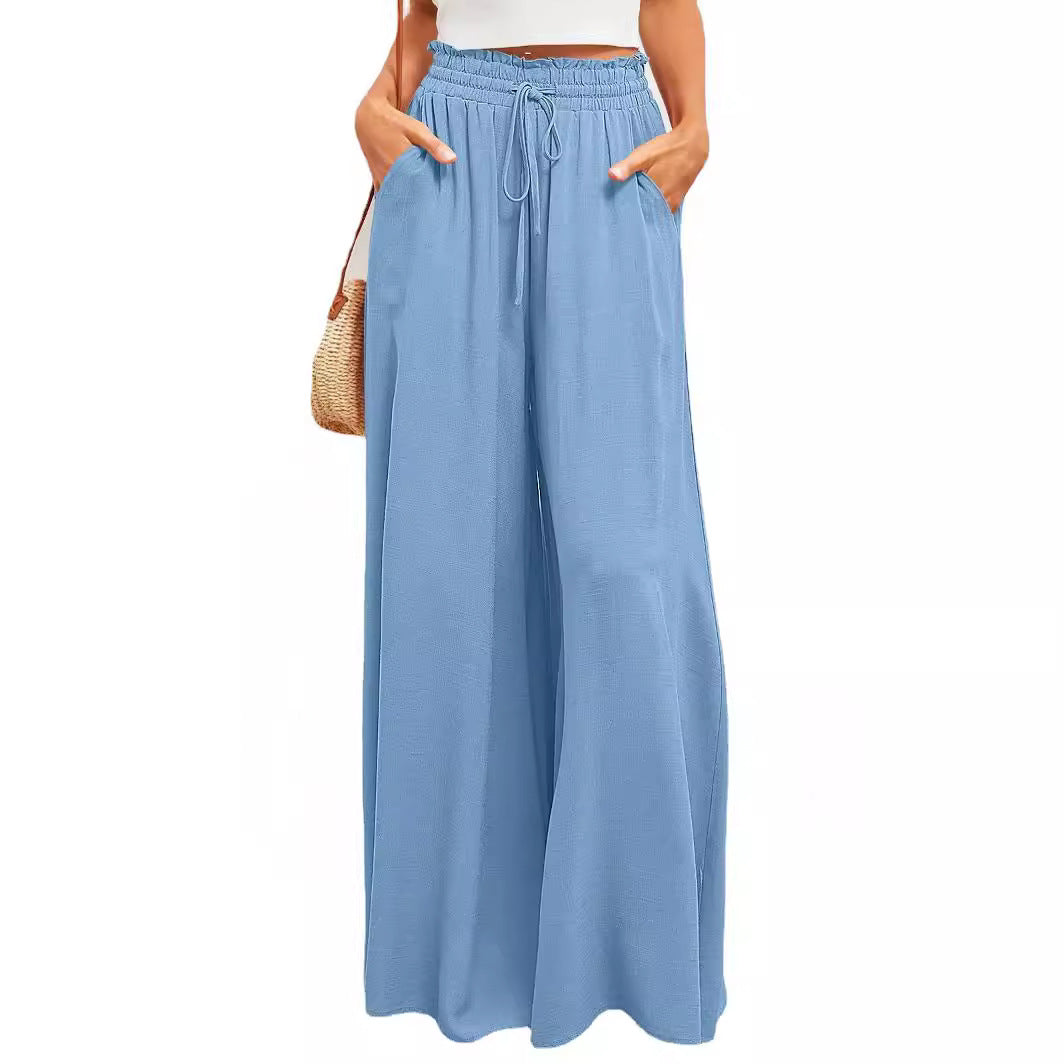 Victoria | Luftige Sommer-Palazzohose mit weitem Bein