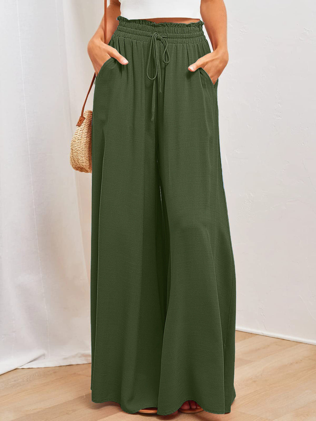 Victoria | Luftige Sommer-Palazzohose mit weitem Bein