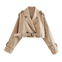 Brooke | Elegant And Polished Short Trench Coat