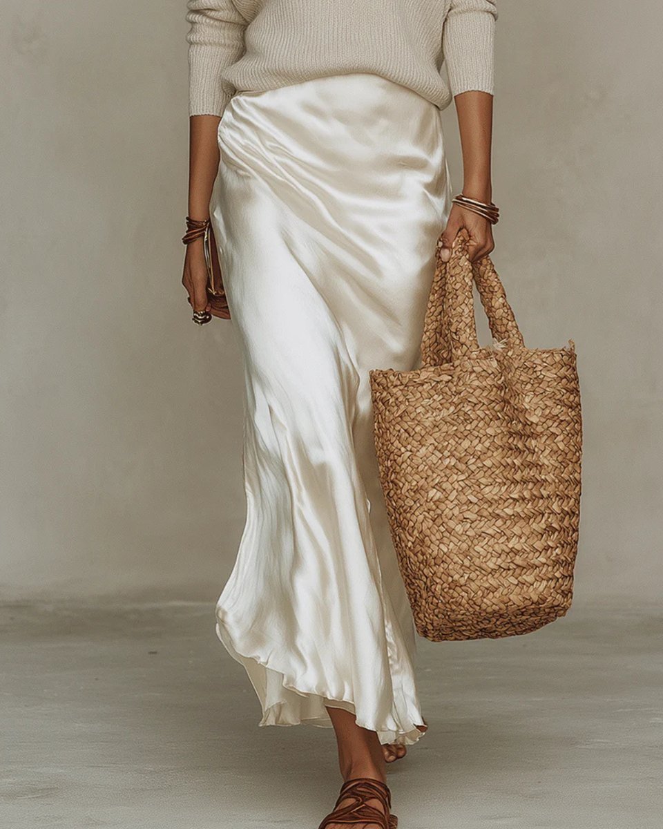 Natalie | Stylish Two-Piece Long-Sleeved Midi Dress