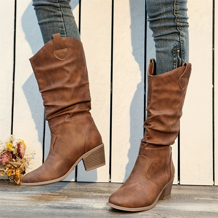 Florence | Bequeme Cowboystiefel mit weitem Schaft und Western-Charakter