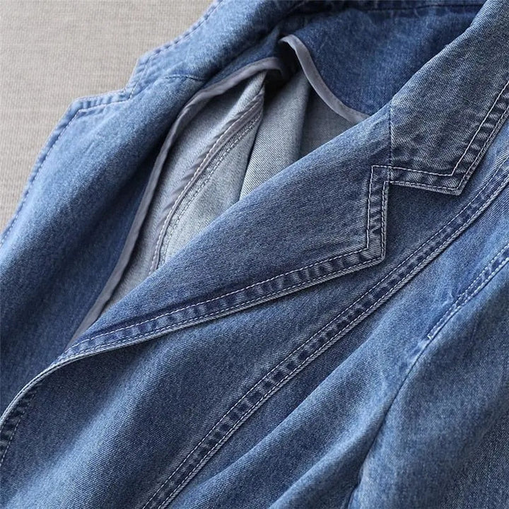Clara | Blazer in denim elegante e moderno