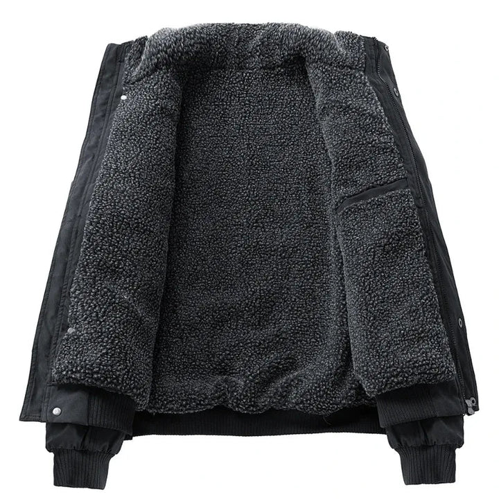 Velora | Fleece Lined Puffer Jacket – Elegante Winterstijl voor Mannen