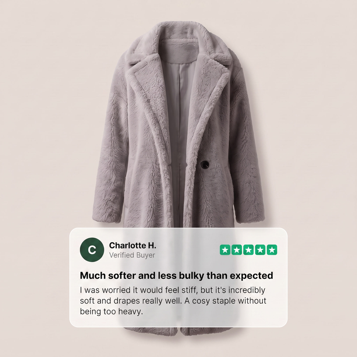 Ashford | Quilted Teddy Coat – Soft, Elegant Layer for Women
