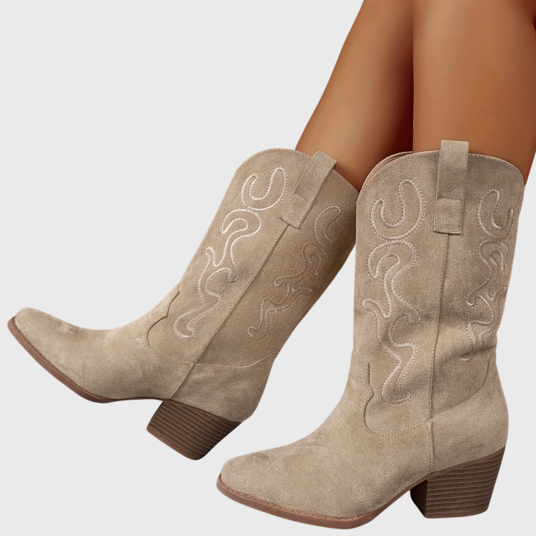 Audrey | Stilvolle und bequeme Cowboystiefel für kräftige Waden