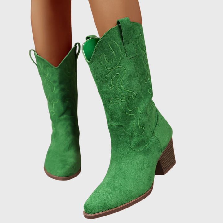 Audrey | Stilvolle und bequeme Cowboystiefel für kräftige Waden