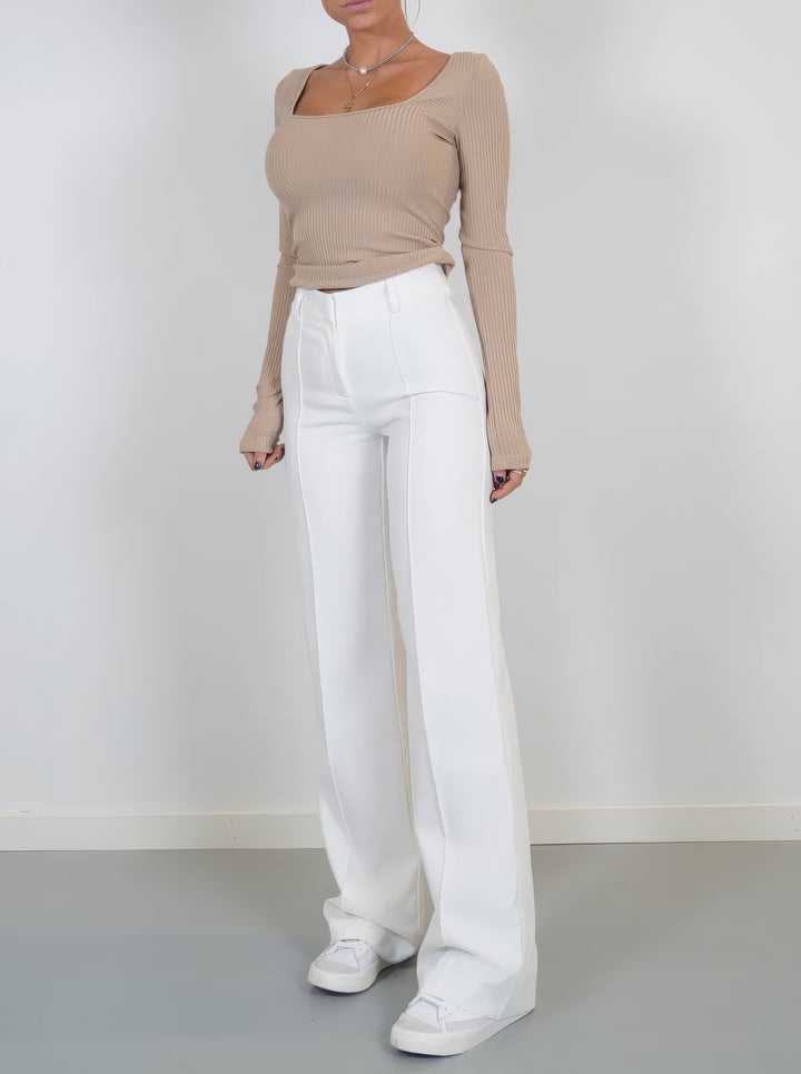 Eva | Versatile Modern Wide Leg Everyday Pants
