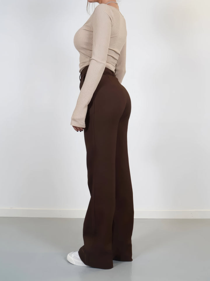 Eva | Versatile Modern Wide Leg Everyday Pants