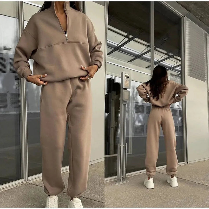 Elowen | Lässiges und schickes zweiteiliges Lounge-Set mit hoher Taille