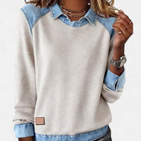 Sophia | Modern Knit Sweatshirt For Effortless Everyday Elegance
