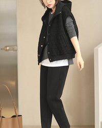 Mason | Elegante gilet invernale tecnico con cappuccio