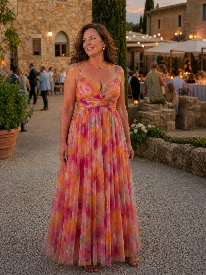 Isel | Maxi Dress – Soft Wrap Style for Women