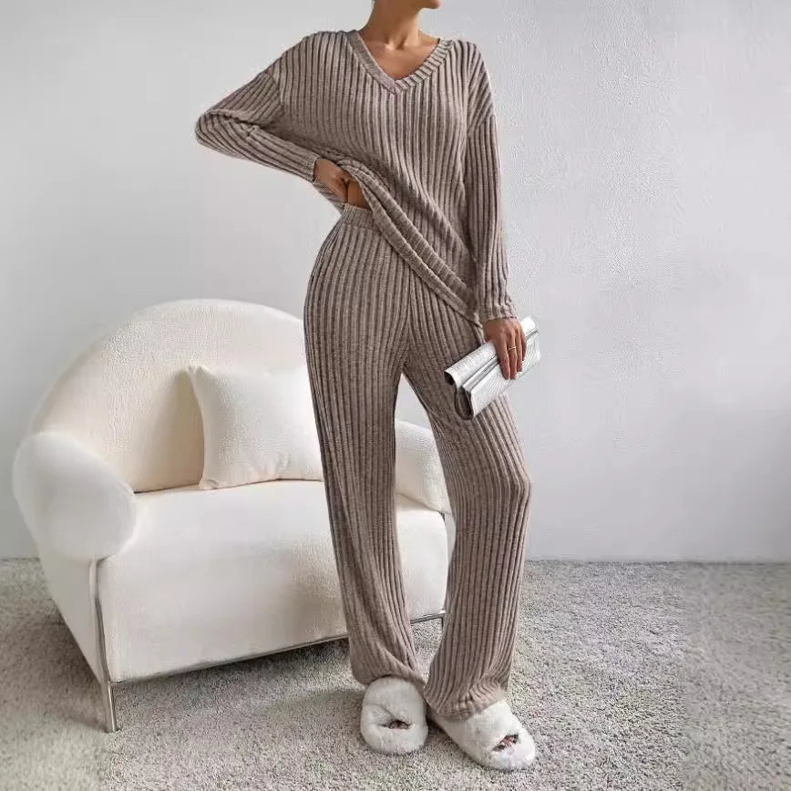 Nora | Elegante e confortevole completo in maglia a due pezzi