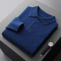 Daniel | Premium Cashmere Polo Knit Sweater