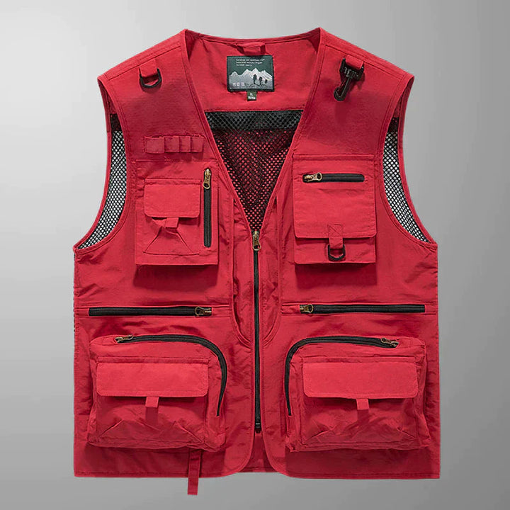 George | Gilet cargo da uomo da esterno, robusto e funzionale