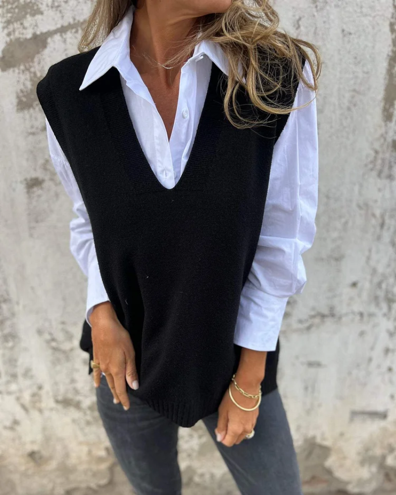 Mary | Classic Style Everyday Knit Vest