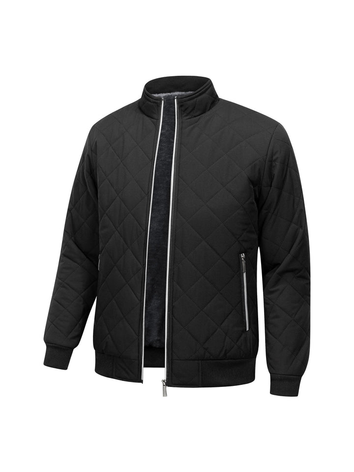 Alistair | Quilted Bomber Jacket – Cozy Elegant Style for Men