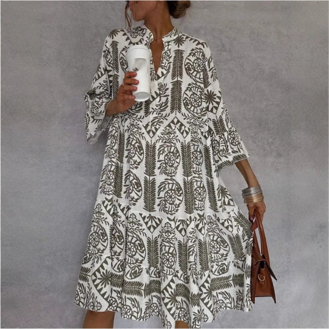 Ella | Elegant Floral Tunic Dress