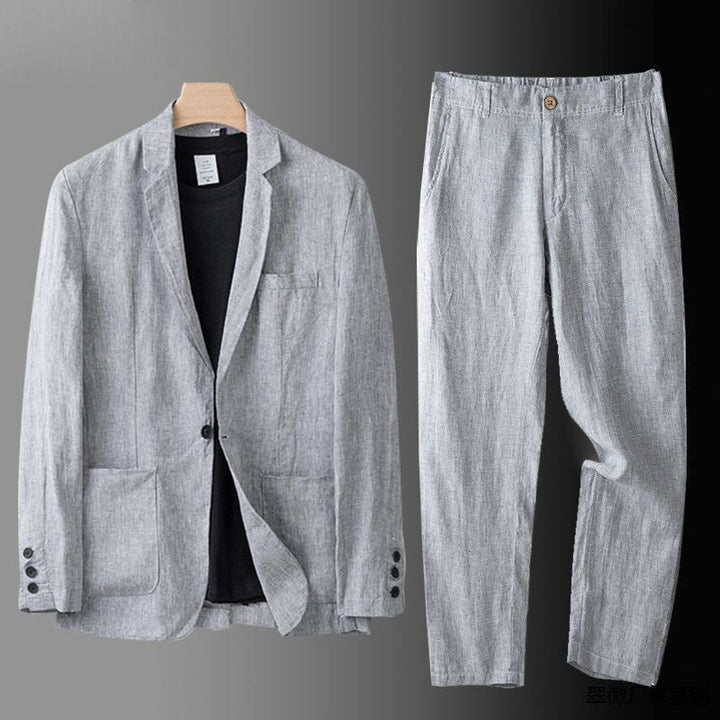 Sebastian | Refined And Breathable Linen Blazer Suits