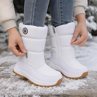 Delphine | Waterproof Arch Support Plush Lined Mid-Calf Winter Snow Boots