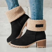 Melinda | Warme und bequeme, mit Fleece gefütterte Stiefel bis zur Wadenmitte