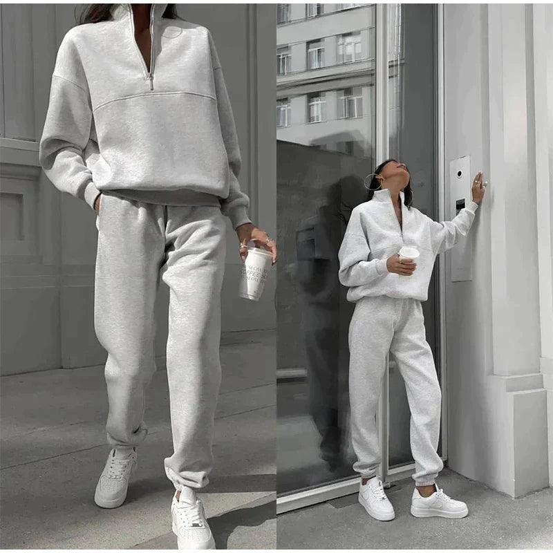 Elowen | Lässiges und schickes zweiteiliges Lounge-Set mit hoher Taille