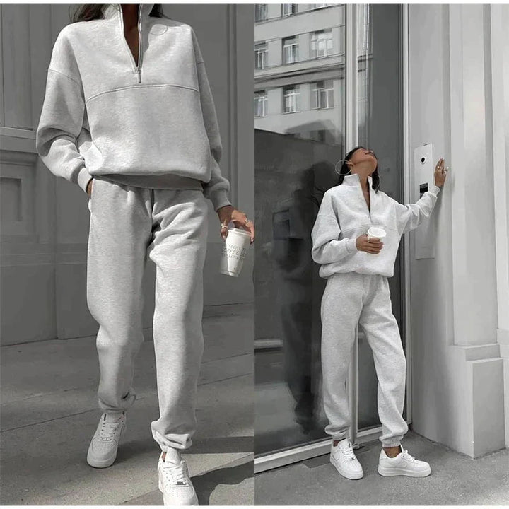 Elowen | Lässiges und schickes zweiteiliges Lounge-Set mit hoher Taille