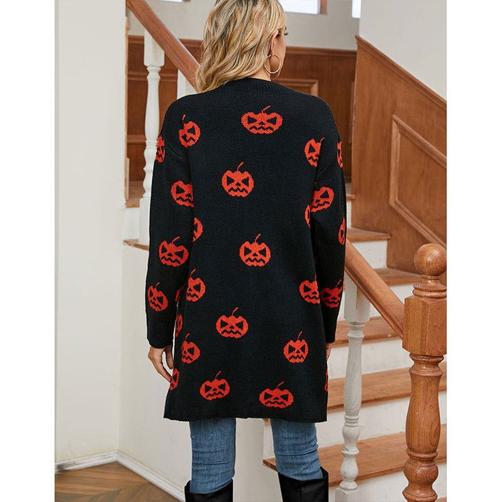 Dara | Halloween Cardigan – Playful Knit Design for Women
