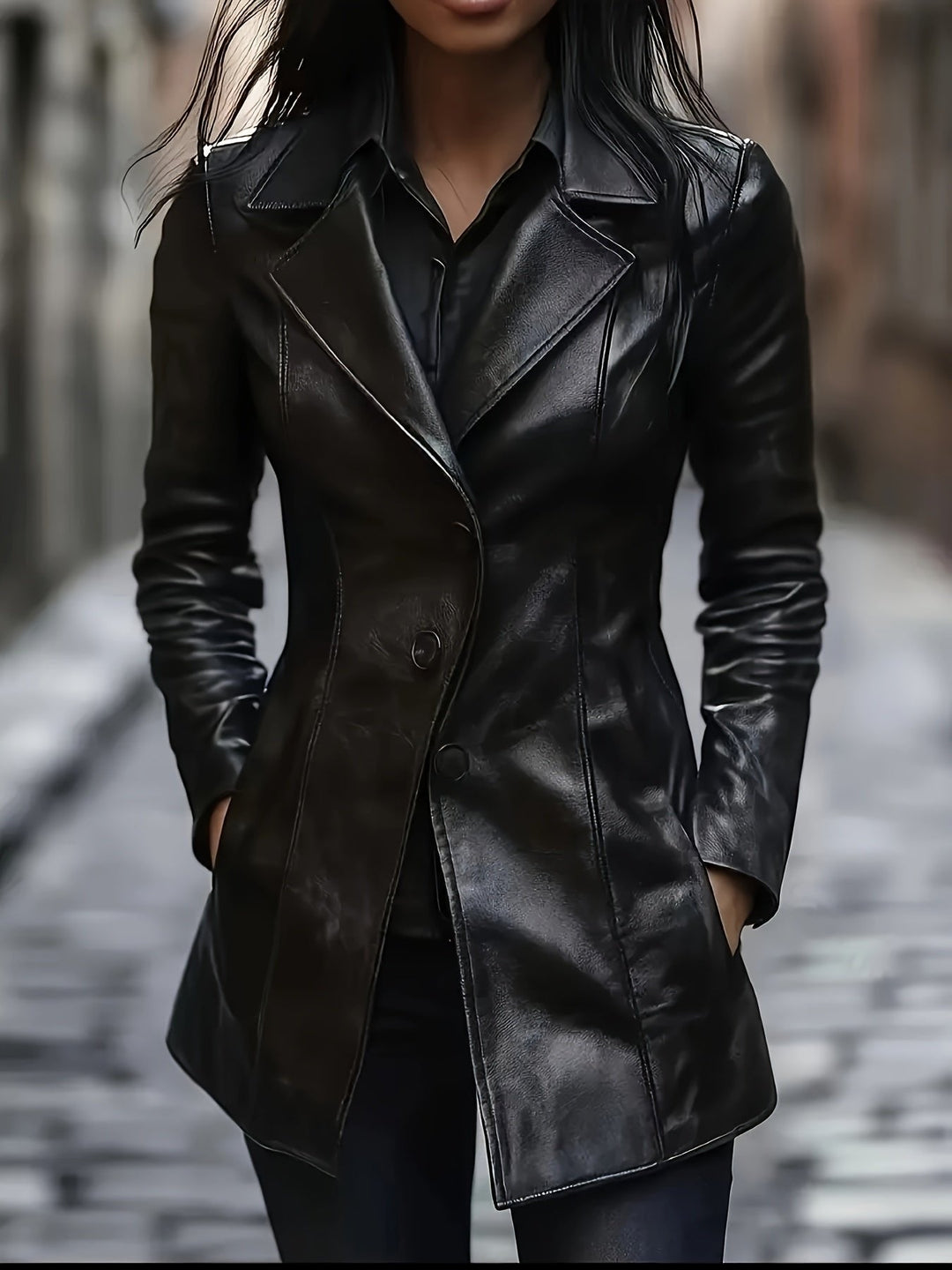 Rosaline | Tailored Mid-Length Coat for Women