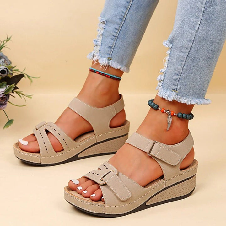 Kathrin | Orthopedic Platform Sandals – Functional Style for Women