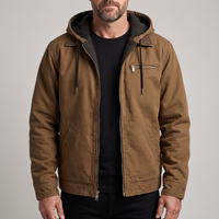 Edward | Sherpa-Lined Cotton Canvas Bomber Jacket