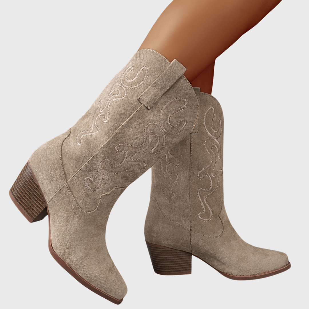Audrey | Stilvolle und bequeme Cowboystiefel für kräftige Waden