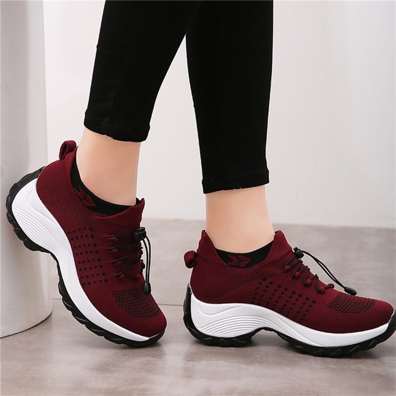 Lena | Orthopedic Sneakers – Comfortable Lace-Up Style for Women