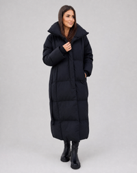 Charlie | Oversized-Lang-Steppjacke für Damen