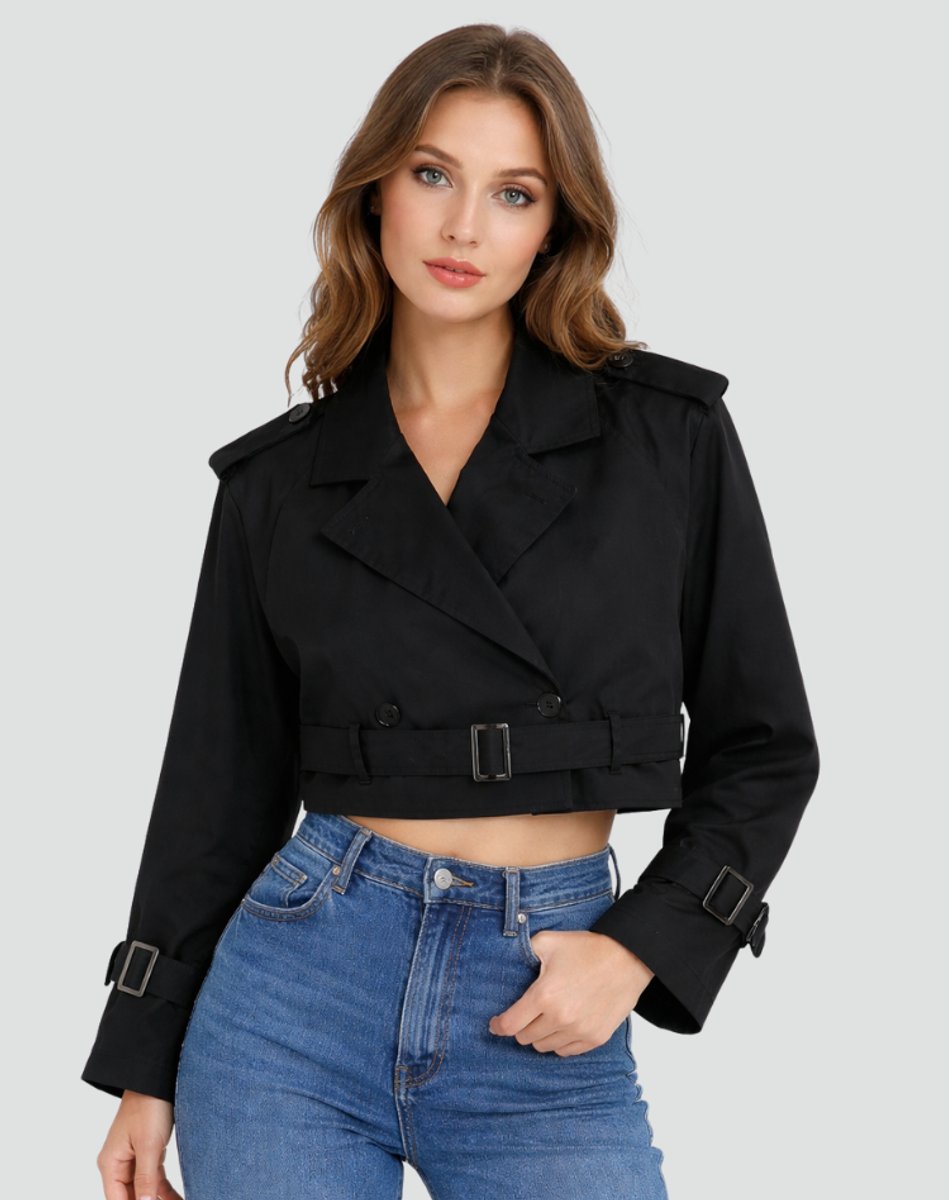 Chloe | Luxurious Short Trench Coat